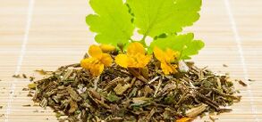 Dry herbal grass